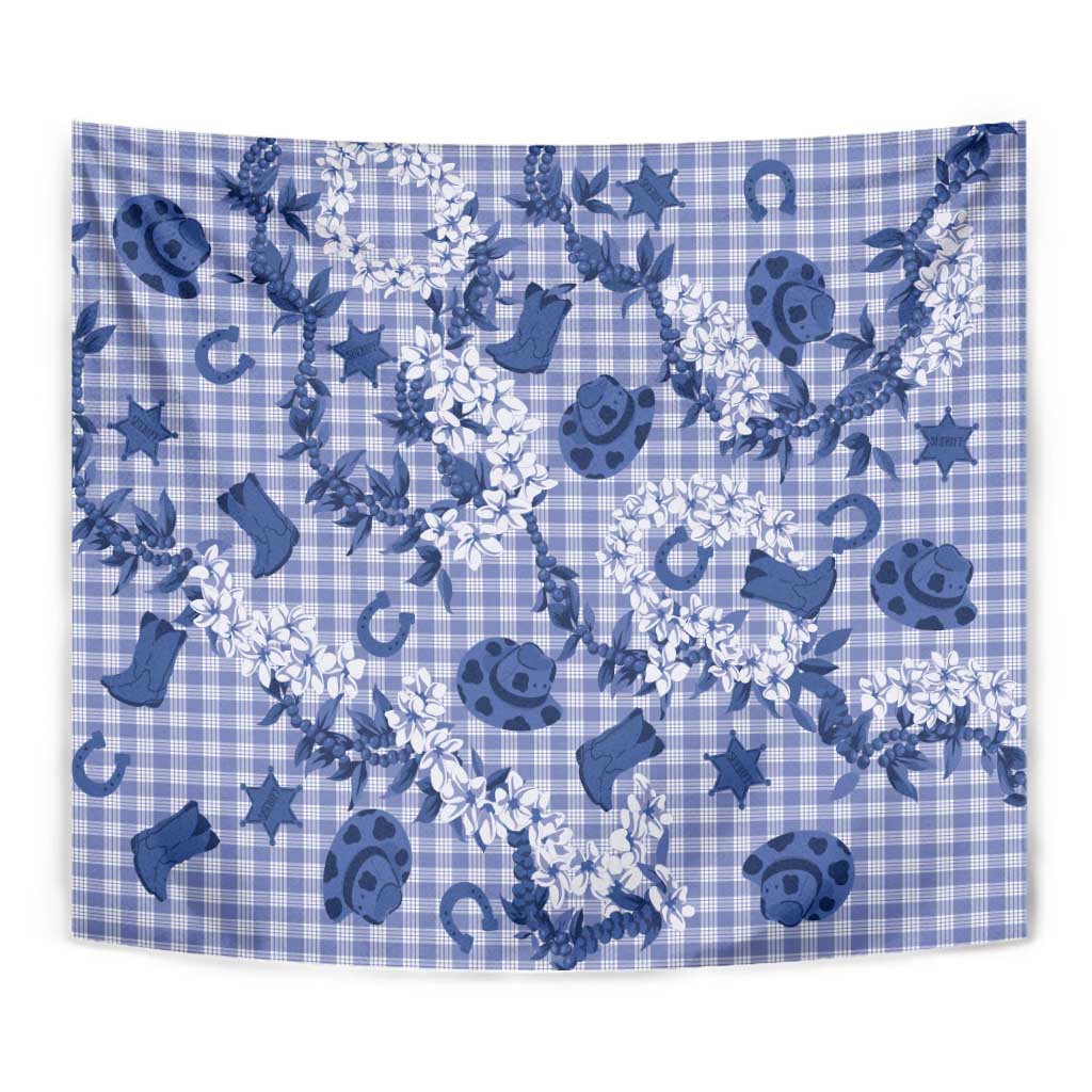 Mokihana Maile Ilima Leis Paniolo Palaka Tapestry Hawaiian Polu Spirit - Polynesian Pride