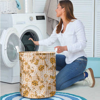 Mokihana Maile Ilima Leis Paniolo Palaka Laundry Basket Hawaiian Kula Spirit LT9 - Polynesian Pride