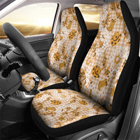 Mokihana Maile Ilima Leis Paniolo Palaka Car Seat Cover Hawaiian Kula Spirit - Polynesian Pride