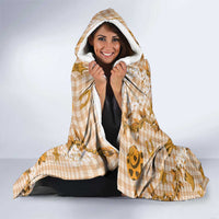 Mokihana Maile Ilima Leis Paniolo Palaka Hooded Blanket Hawaiian Kula Spirit LT9 - Polynesian Pride