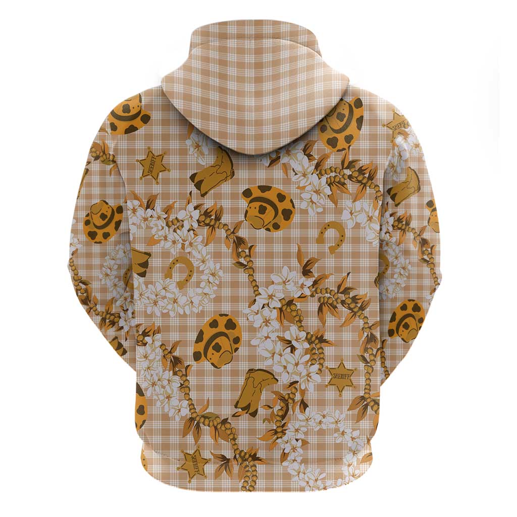 Mokihana Maile Ilima Leis Paniolo Palaka Hoodie Hawaiian Kula Spirit - Polynesian Pride