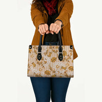 Mokihana Maile Ilima Leis Paniolo Palaka Leather Bag Hawaiian Kula Spirit - Polynesian Pride