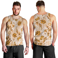 Mokihana Maile Ilima Leis Paniolo Palaka Men Tank Top Hawaiian Kula Spirit LT9 - Polynesian Pride