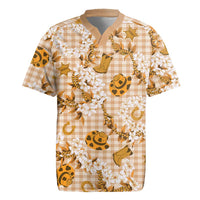 Mokihana Maile Ilima Leis Paniolo Palaka Rugby Jersey Hawaiian Kula Spirit LT9 Gold - Polynesian Pride