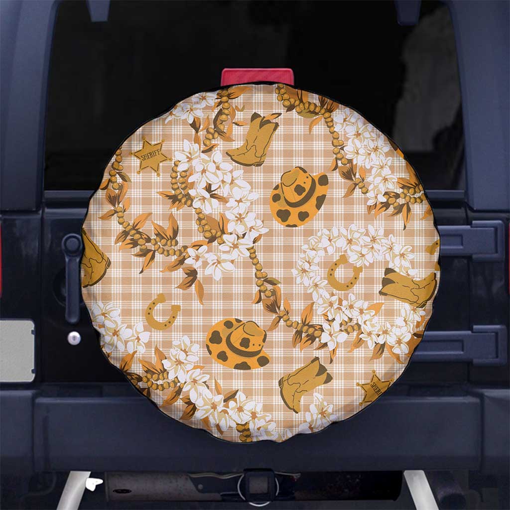 Mokihana Maile Ilima Leis Paniolo Palaka Spare Tire Cover Hawaiian Kula Spirit - Polynesian Pride