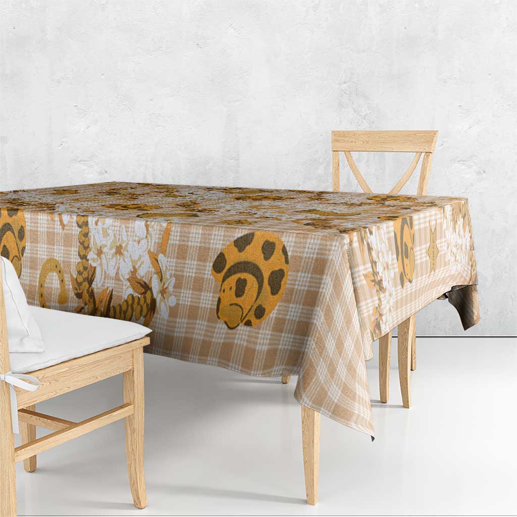 Mokihana Maile Ilima Leis Paniolo Palaka Tablecloth Hawaiian Kula Spirit LT9 - Polynesian Pride