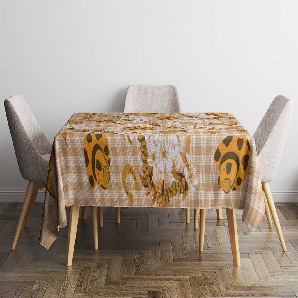 Mokihana Maile Ilima Leis Paniolo Palaka Tablecloth Hawaiian Kula Spirit LT9 - Polynesian Pride