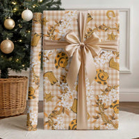 Mokihana Maile Ilima Leis Paniolo Palaka Wrapping Paper Hawaiian Kula Spirit - Polynesian Pride