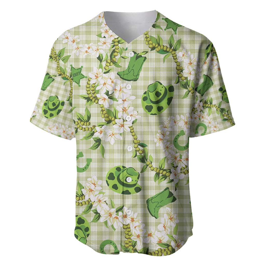 Mokihana Maile Ilima Leis Paniolo Palaka Baseball Jersey Hawaiian Omaomo Ala Spirit - Polynesian Pride