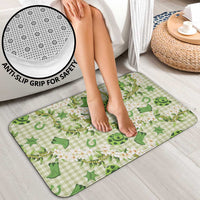 Mokihana Maile Ilima Leis Paniolo Palaka Bathroom Set Hawaiian Omaomo Ala Spirit - Polynesian Pride