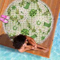 Mokihana Maile Ilima Leis Paniolo Palaka Beach Blanket Hawaiian Omaomo Ala Spirit - Polynesian Pride