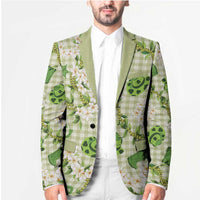 Mokihana Maile Ilima Leis Paniolo Palaka Blazer Hawaiian Omaomo Ala Spirit - Polynesian Pride