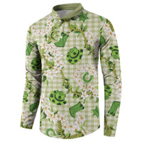 Mokihana Maile Ilima Leis Paniolo Palaka Button Sweatshirt Hawaiian Omaomo Ala Spirit LT9 - Polynesian Pride