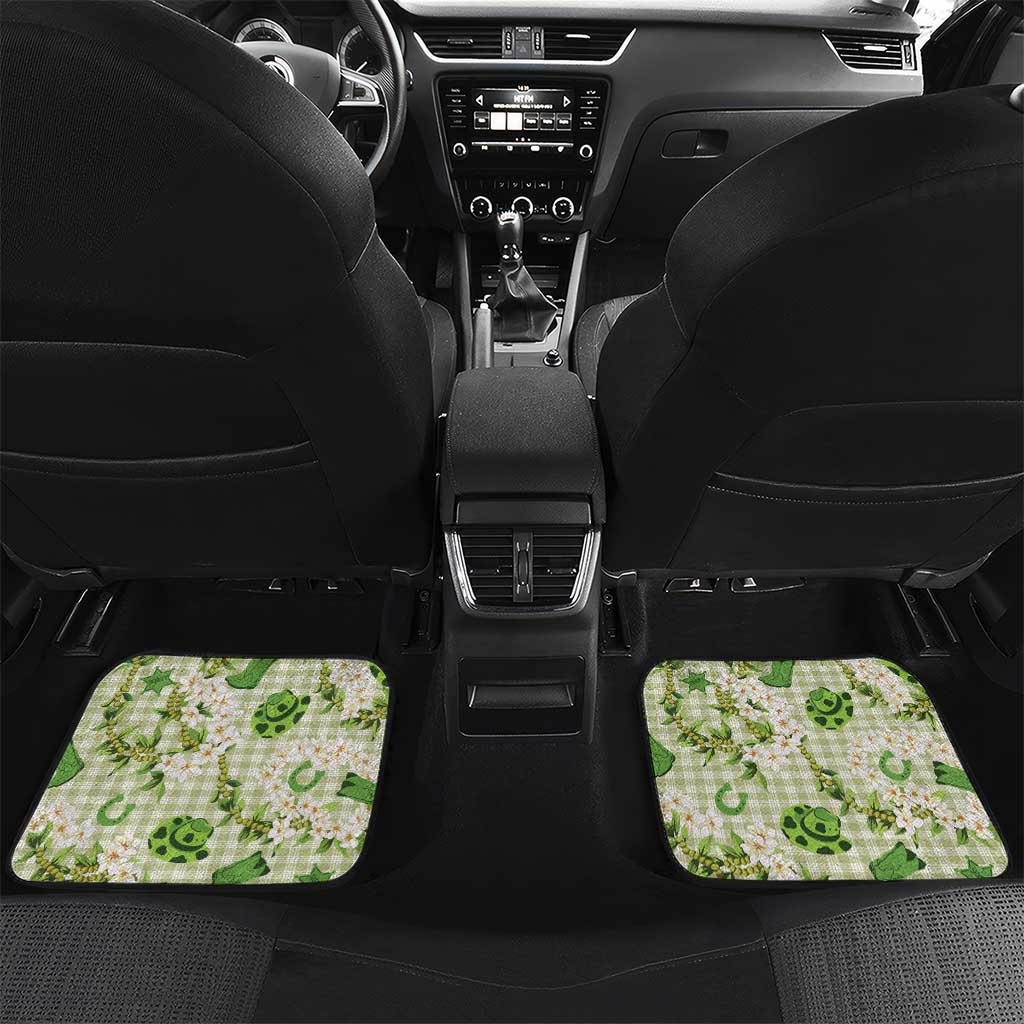 Mokihana Maile Ilima Leis Paniolo Palaka Car Mats Hawaiian Omaomo Ala Spirit - Polynesian Pride