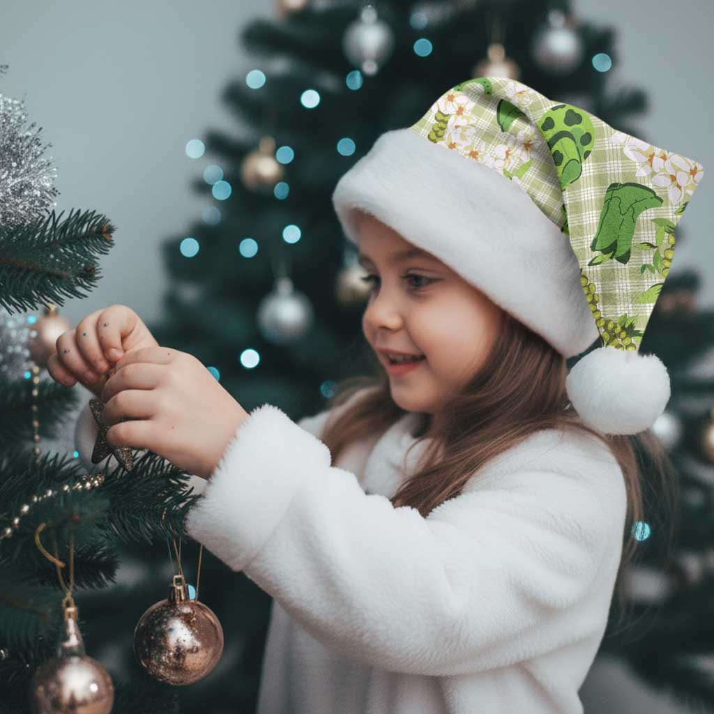 Mokihana Maile Ilima Leis Paniolo Palaka Christmas Santa Hat Hawaiian Omaomo Ala Spirit - Polynesian Pride