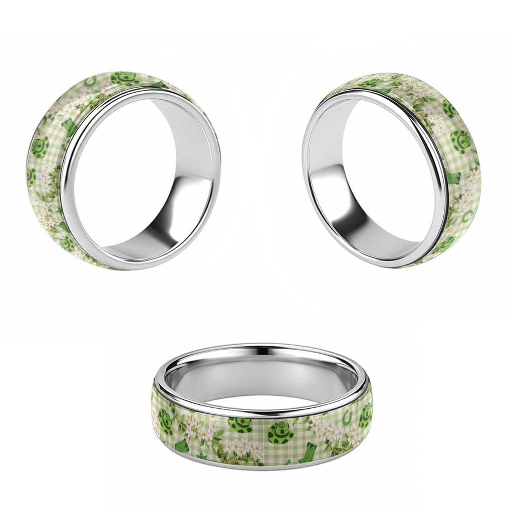 Mokihana Maile Ilima Leis Paniolo Palaka Classic Ring Hawaiian Omaomo Ala Spirit LT9 - Polynesian Pride