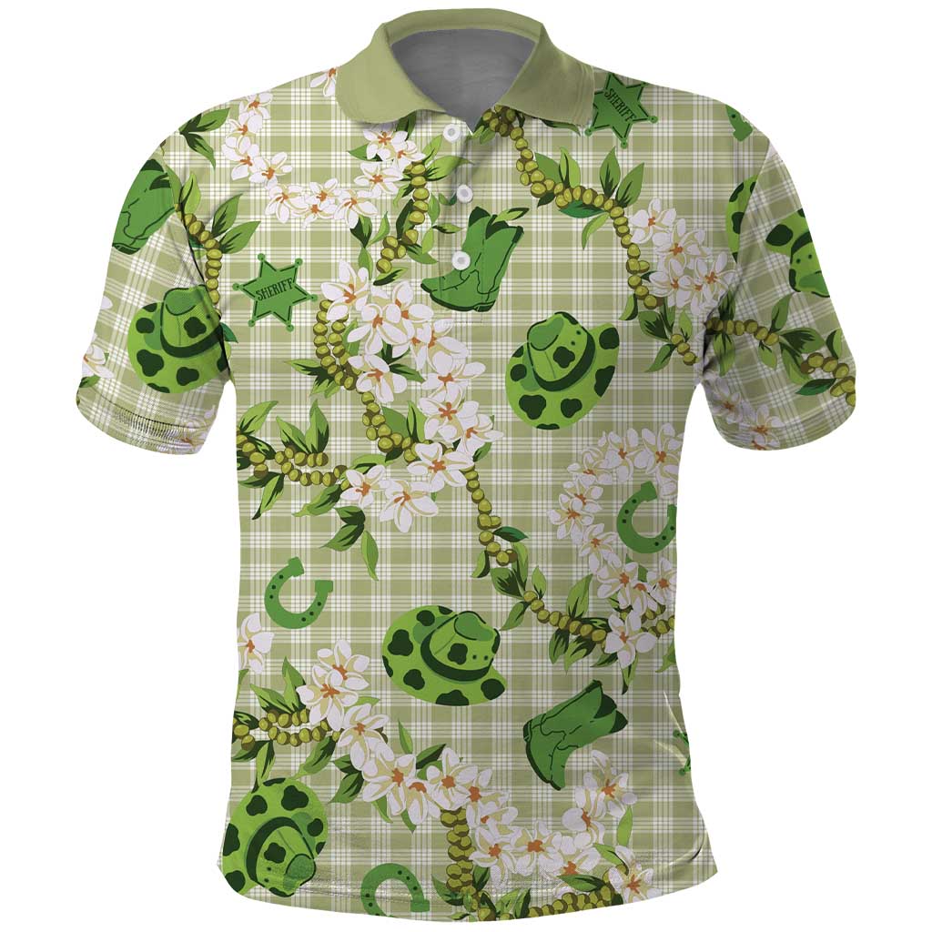 Mokihana Maile Ilima Leis Paniolo Palaka Polo Shirt Hawaiian Omaomo Ala Spirit - Polynesian Pride