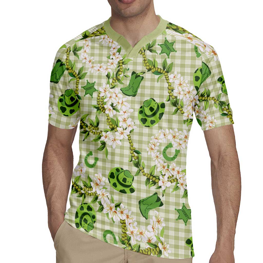 Mokihana Maile Ilima Leis Paniolo Palaka Rugby Jersey Hawaiian Omaomo Ala Spirit - Polynesian Pride