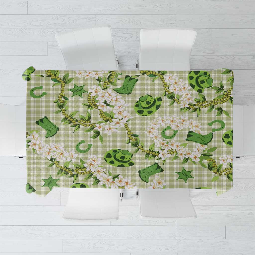 Mokihana Maile Ilima Leis Paniolo Palaka Tablecloth Hawaiian Omaomo Ala Spirit - Polynesian Pride
