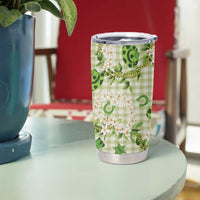 Mokihana Maile Ilima Leis Paniolo Palaka Tumbler Cup Hawaiian Omaomo Ala Spirit - Polynesian Pride