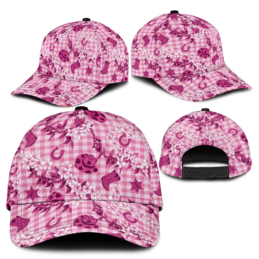 Mokihana Maile Ilima Leis Paniolo Palaka Classic Cap Hawaiian Omaomo Ulaula Spirit - Polynesian Pride