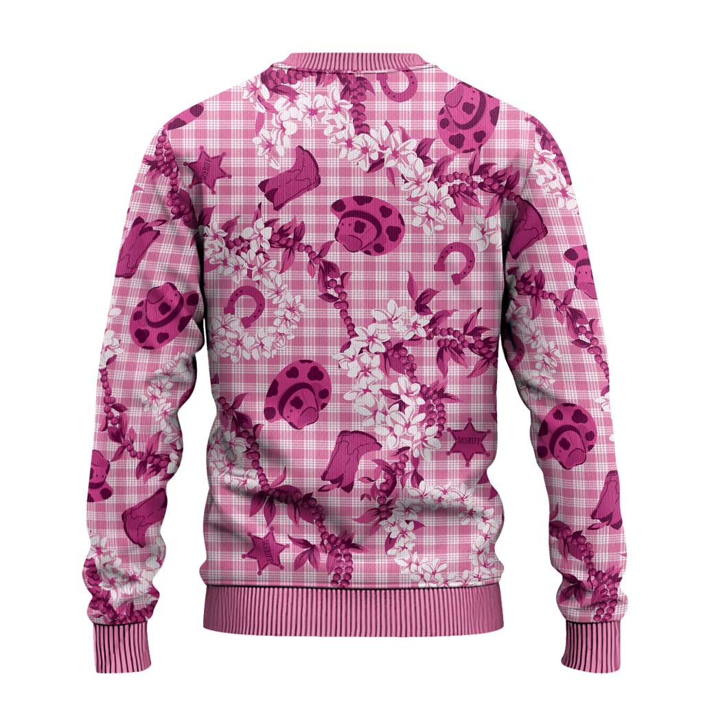 Mokihana Maile Ilima Leis Paniolo Palaka Ugly Christmas Sweater Hawaiian Omaomo Ulaula Spirit - Polynesian Pride