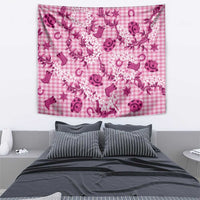 Mokihana Maile Ilima Leis Paniolo Palaka Tapestry Hawaiian Omaomo Ulaula Spirit - Polynesian Pride