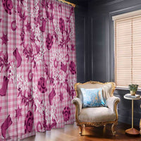 Mokihana Maile Ilima Leis Paniolo Palaka Window Curtain Hawaiian Omaomo Ulaula Spirit - Polynesian Pride