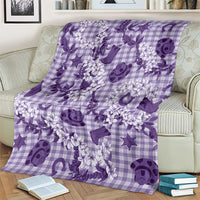 Mokihana Maile Ilima Leis Paniolo Palaka Blanket Hawaiian Poni Spirit - Polynesian Pride