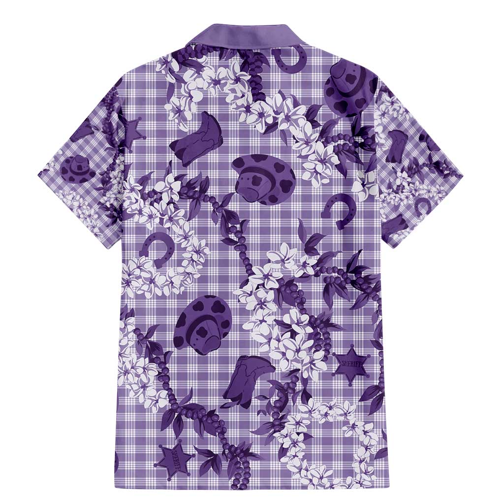 Mokihana Maile Ilima Leis Paniolo Palaka Family Matching Mermaid Dress and Hawaiian Shirt Hawaiian Poni Spirit - Polynesian Pride