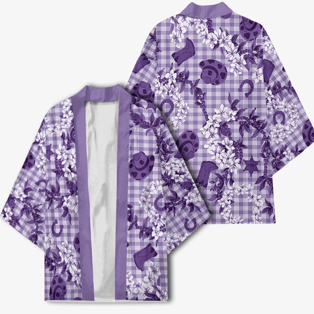 Mokihana Maile Ilima Leis Paniolo Palaka Kimono Hawaiian Poni Spirit - Polynesian Pride