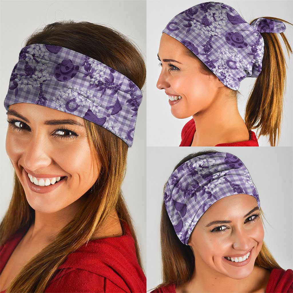 Mokihana Maile Ilima Leis Paniolo Palaka Neck Gaiter Hawaiian Poni Spirit - Polynesian Pride