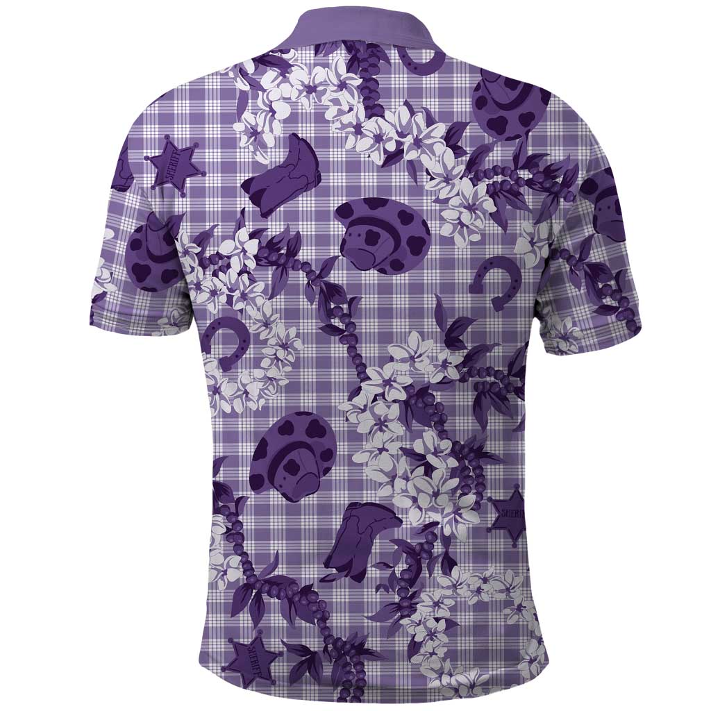 Mokihana Maile Ilima Leis Paniolo Palaka Polo Shirt Hawaiian Poni Spirit - Polynesian Pride