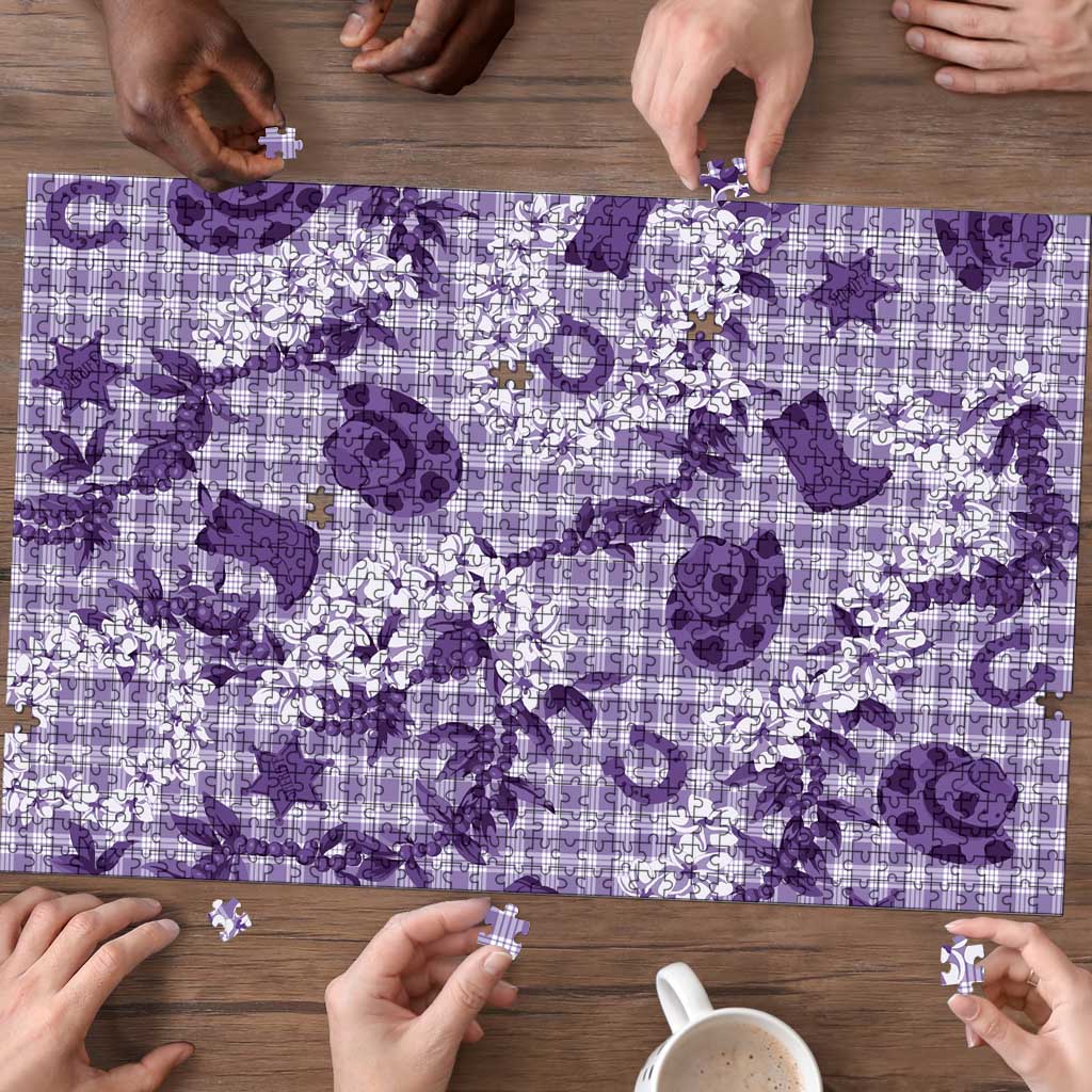 Mokihana Maile Ilima Leis Paniolo Palaka Puzzle Hawaiian Poni Spirit - Polynesian Pride