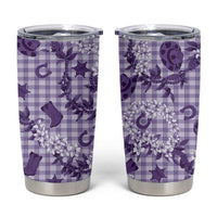 Mokihana Maile Ilima Leis Paniolo Palaka Tumbler Cup Hawaiian Poni Spirit - Polynesian Pride