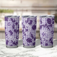 Mokihana Maile Ilima Leis Paniolo Palaka Tumbler Cup Hawaiian Poni Spirit - Polynesian Pride