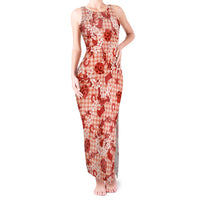 Mokihana Maile Ilima Leis Paniolo Palaka Tank Maxi Dress Hawaiian Ulaula Spirit - Polynesian Pride