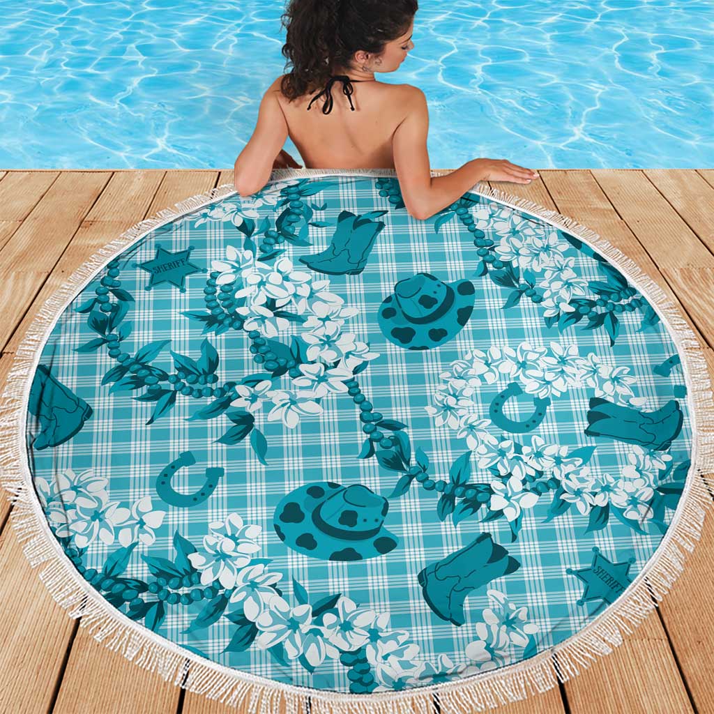 Mokihana Maile Ilima Leis Paniolo Palaka Beach Blanket Hawaiian Polu Opa Spirit - Polynesian Pride