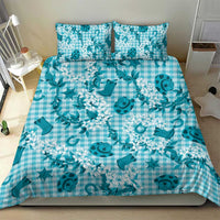 Mokihana Maile Ilima Leis Paniolo Palaka Bedding Set Hawaiian Polu Opa Spirit - Polynesian Pride
