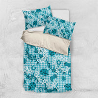 Mokihana Maile Ilima Leis Paniolo Palaka Bedding Set Hawaiian Polu Opa Spirit - Polynesian Pride