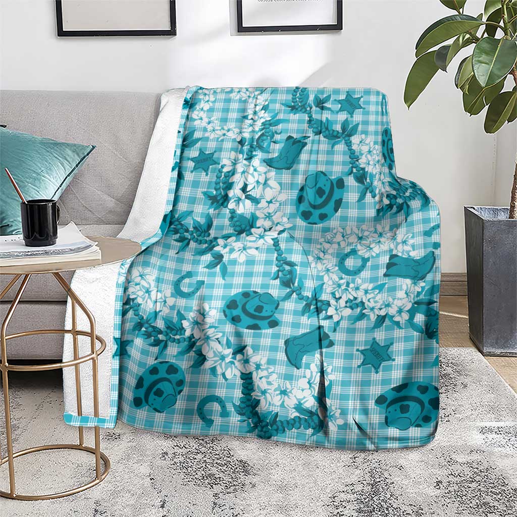 Mokihana Maile Ilima Leis Paniolo Palaka Blanket Hawaiian Polu Opa Spirit - Polynesian Pride