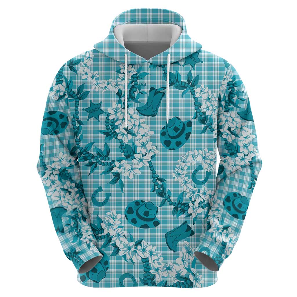 Mokihana Maile Ilima Leis Paniolo Palaka Hoodie Hawaiian Polu Opa Spirit - Polynesian Pride