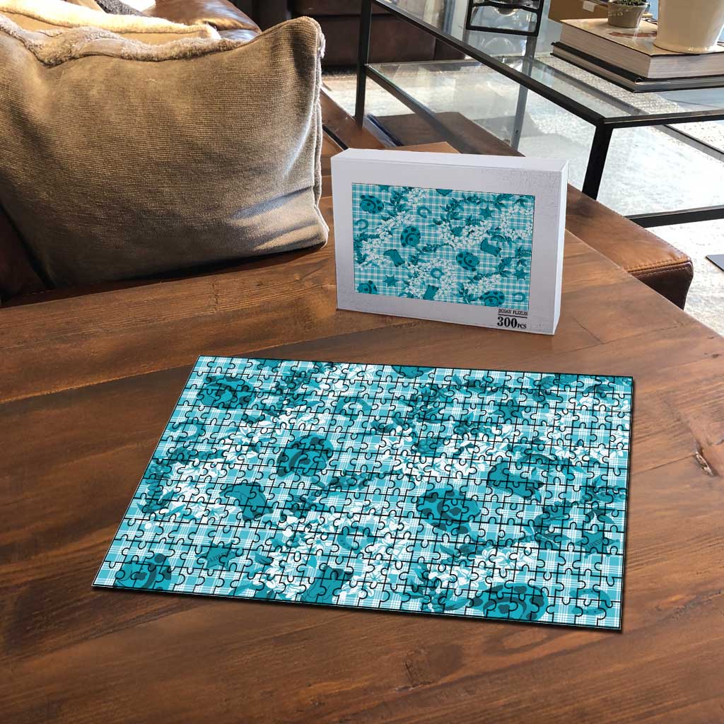 Mokihana Maile Ilima Leis Paniolo Palaka Puzzle Hawaiian Polu Opa Spirit - Polynesian Pride