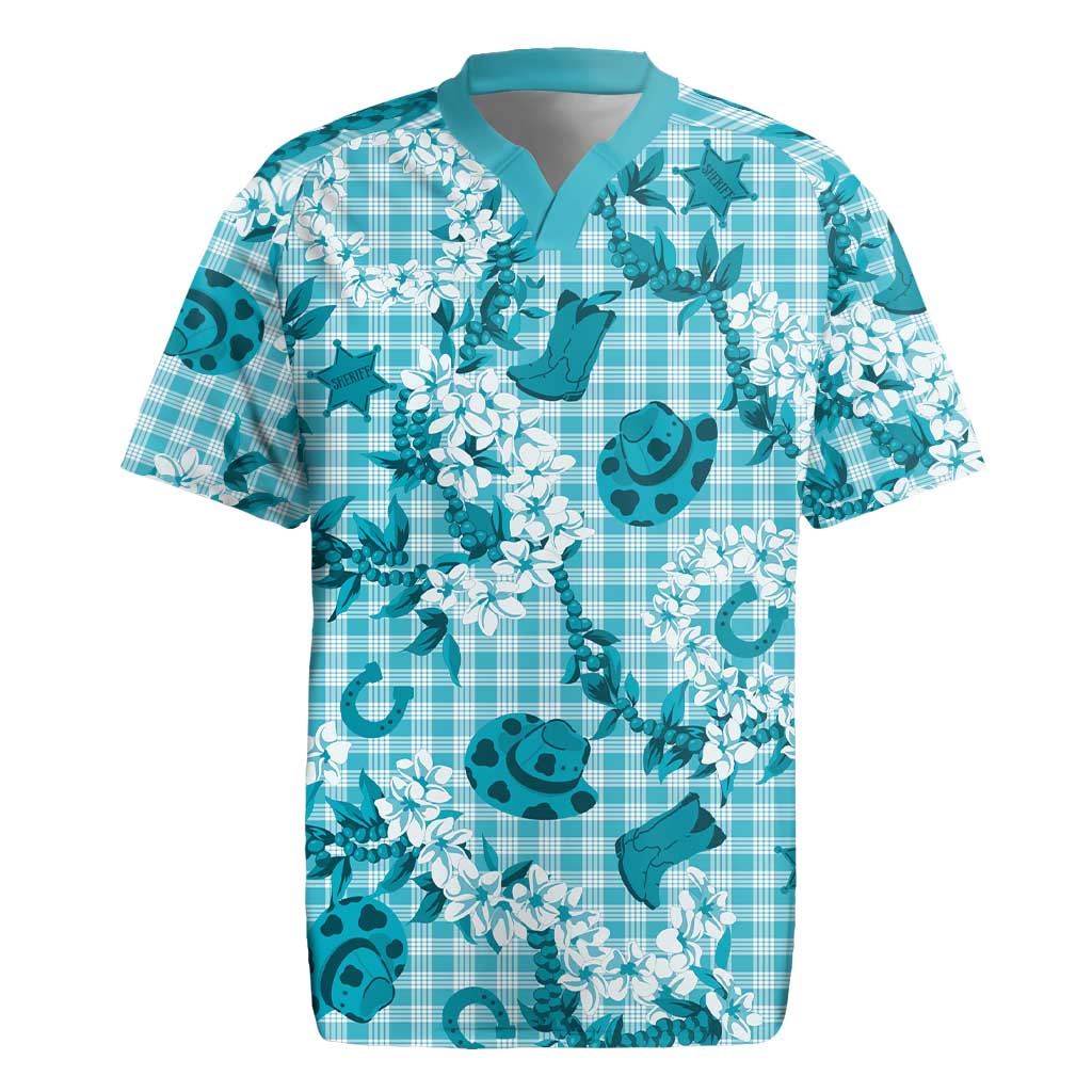 Mokihana Maile Ilima Leis Paniolo Palaka Rugby Jersey Hawaiian Polu Opa Spirit - Polynesian Pride