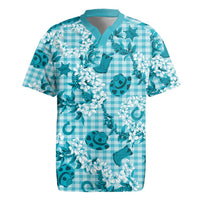 Mokihana Maile Ilima Leis Paniolo Palaka Rugby Jersey Hawaiian Polu Opa Spirit - Polynesian Pride