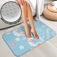 Blue Hawaii Anthurium Plumeria Lei Bathroom Set LT9 - Polynesian Pride