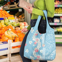 Blue Hawaii Anthurium Plumeria Lei Grocery Bag LT9 - Polynesian Pride
