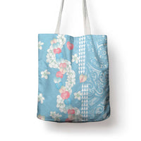Blue Hawaii Anthurium Plumeria Lei Tote Bag LT9 - Polynesian Pride