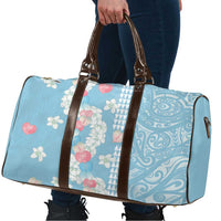Blue Hawaii Anthurium Plumeria Lei Travel Bag LT9 - Polynesian Pride