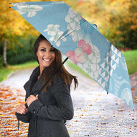 Blue Hawaii Anthurium Plumeria Lei Umbrella LT9 - Polynesian Pride
